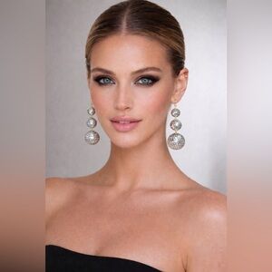 70s disco ball earrings - lightweight